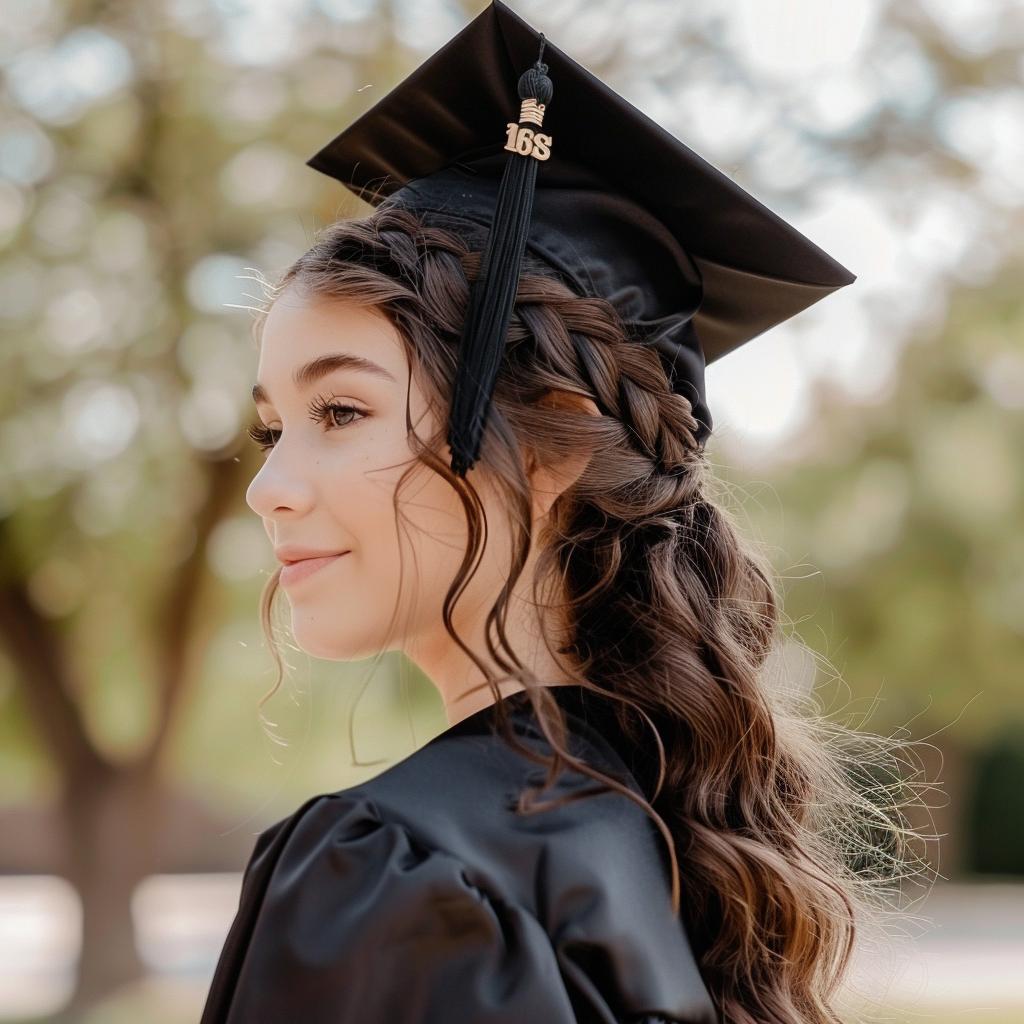 24 Peinados Elegantes para Brillar en tu Graduación